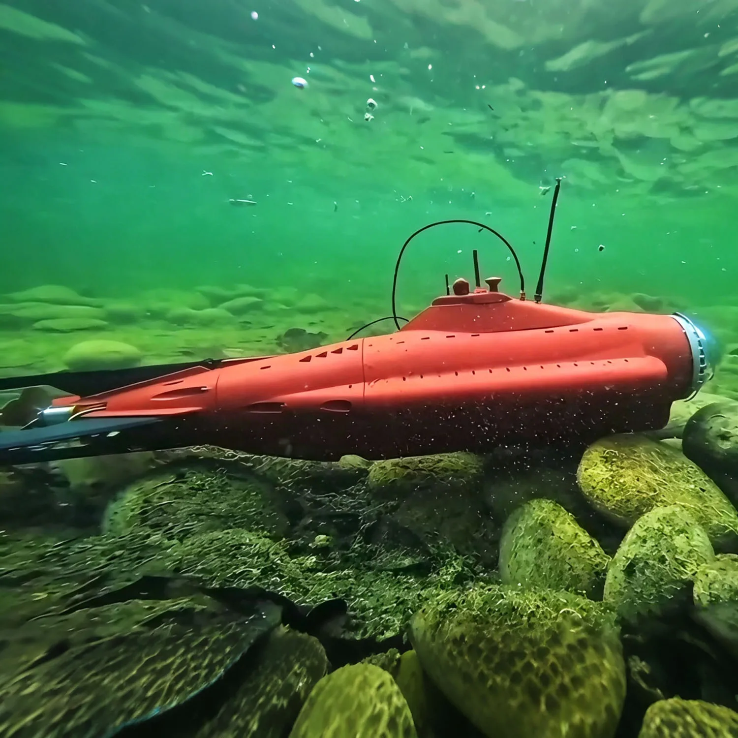 

Радиоуправляемая подводная лодка 80 см: полностью обновленная модель с дистанционным управлением и системой передачи изображения, игрушка-кораблик на радиоуправлении