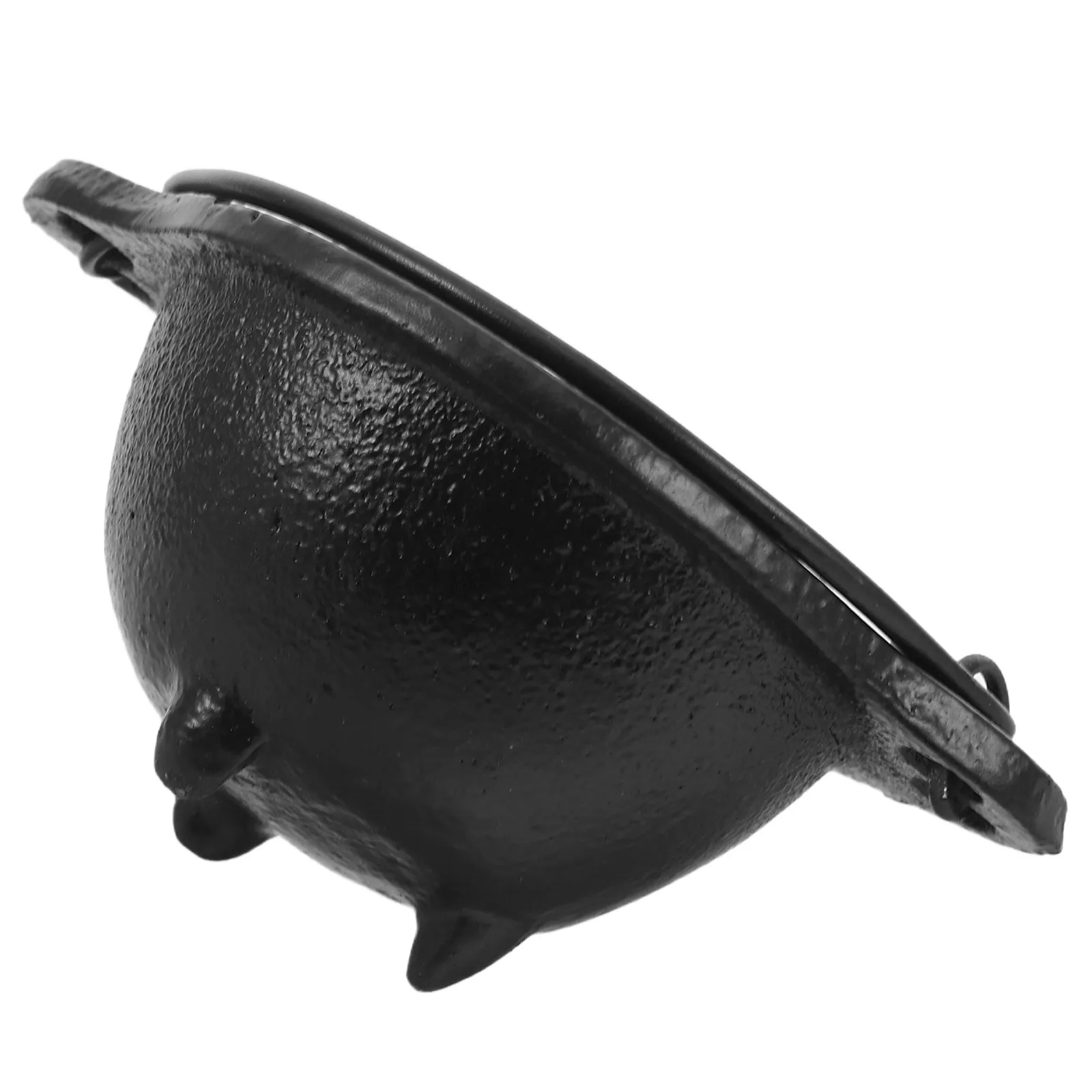 Handcrafted Cast Iron Cauldron Tripod Vintage Incense Burner Ritual Smudge Bowl Altar Decoration Halloween Kitchen Centerpiece