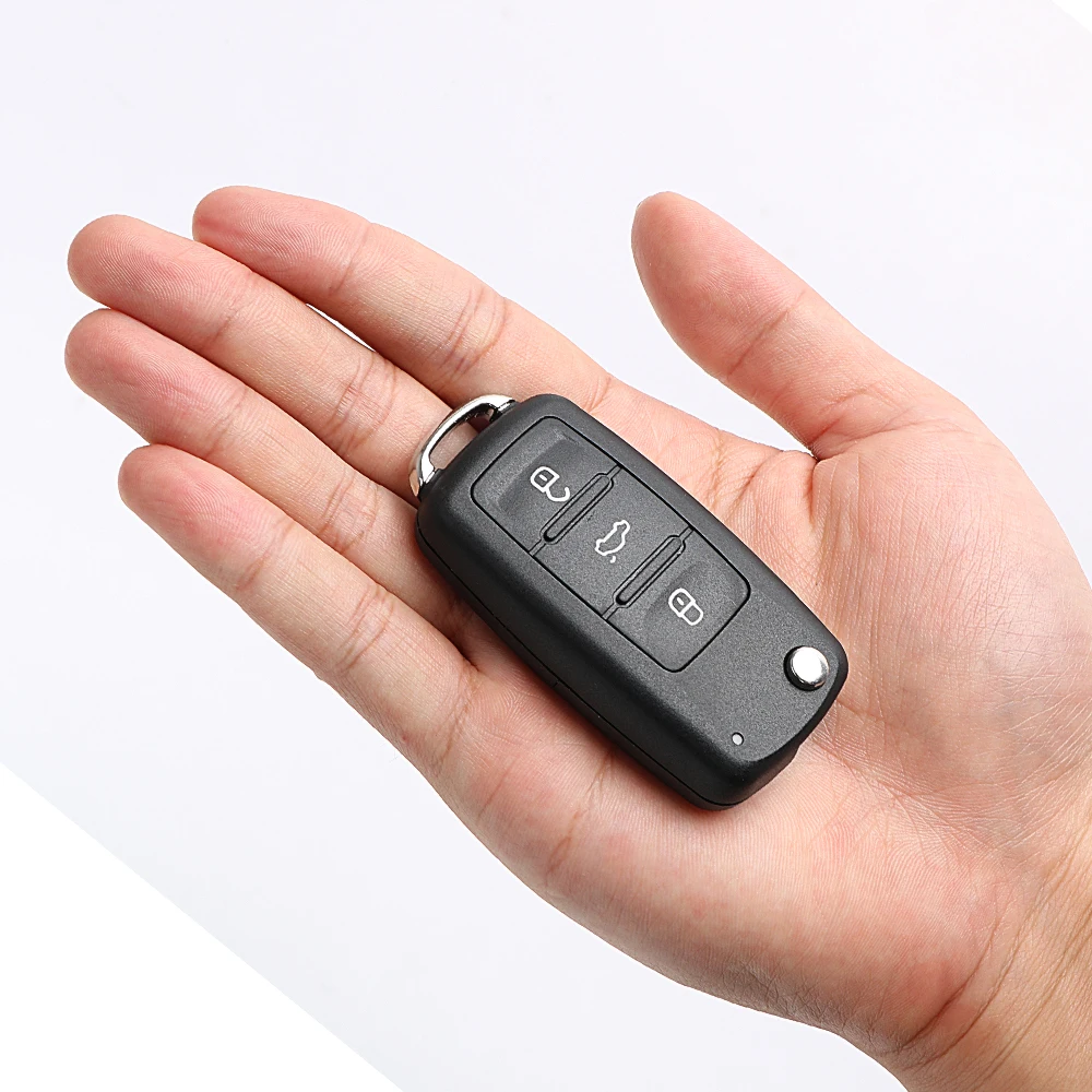 Puste kluczyki samochodowe do Beetle/Caddy/Eos/Golf/Jetta/Polo/Scirocco/Tiguan/Touran/UP do VW Car Key Shell Remote Flip 3 Buttons