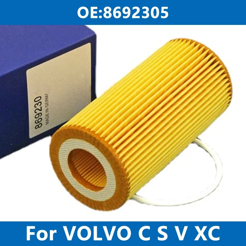 

Car Oil Filter Kit 8692305 For VOLVO C30 C70 V40 V50 V70 S40 S60 S80 XC60 XC70 XC90 D3 D5 T4 T5 AWD Engine High Flow Intake