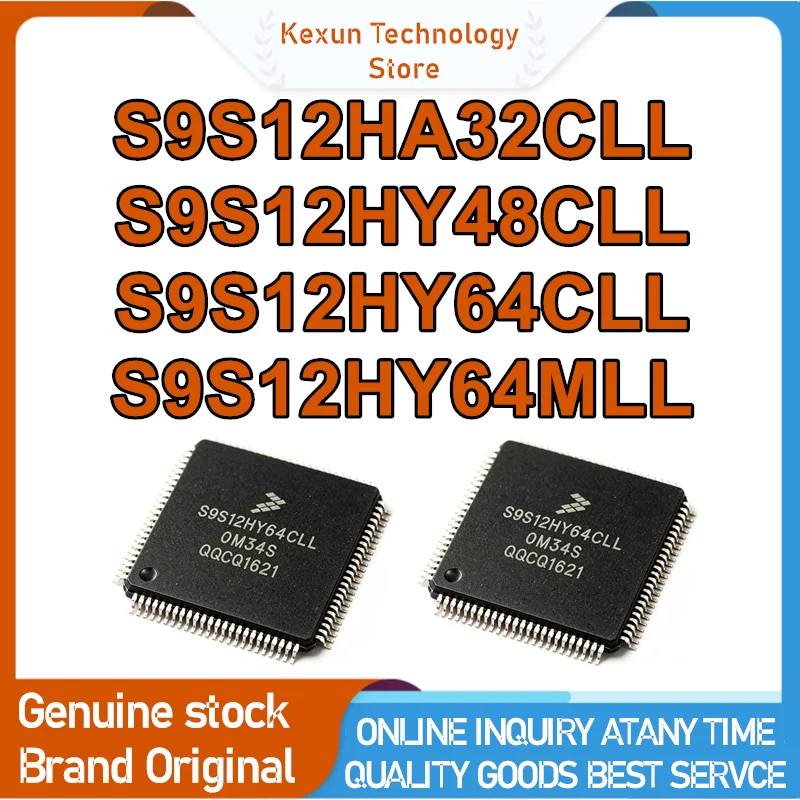 S9S12HY64CLL S9S12HY48CLL S9S12HA32CLL S9S12HY64MLL 0M34S QFP100 IC chipset New in stock