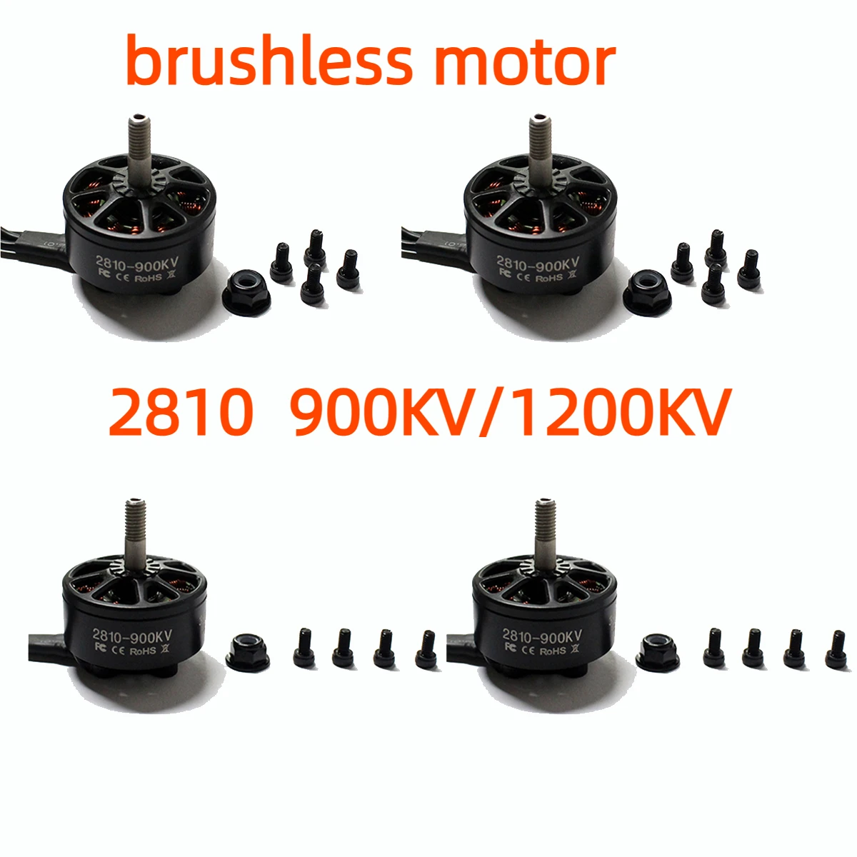 1/4pcs X2810 2810 900KV / 1200KV Brushless Motor For DIY Parts RC Multirotor Airplane FPV Freestyle Long Range LR7 Drone