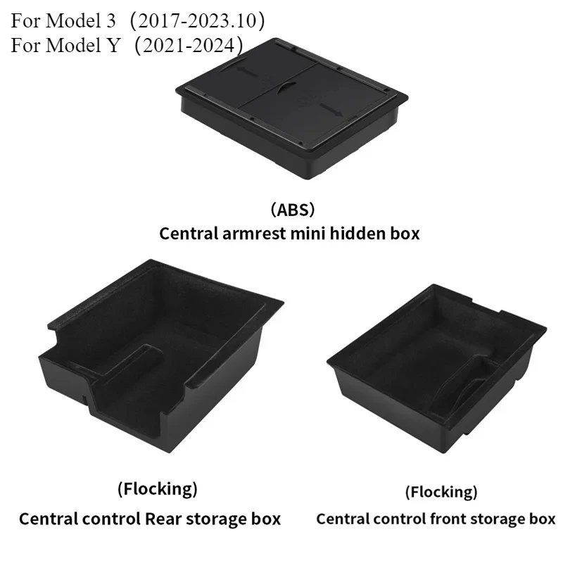 3pcs Flocking