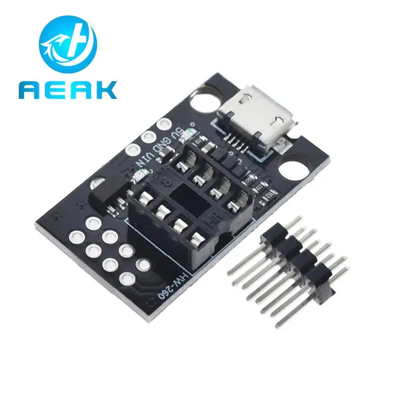 ATtiny13A / ATtiny25 / ATtiny45 / ATtiny85 Steckbare ATTINY Entwicklung Programmierung Bare Board
