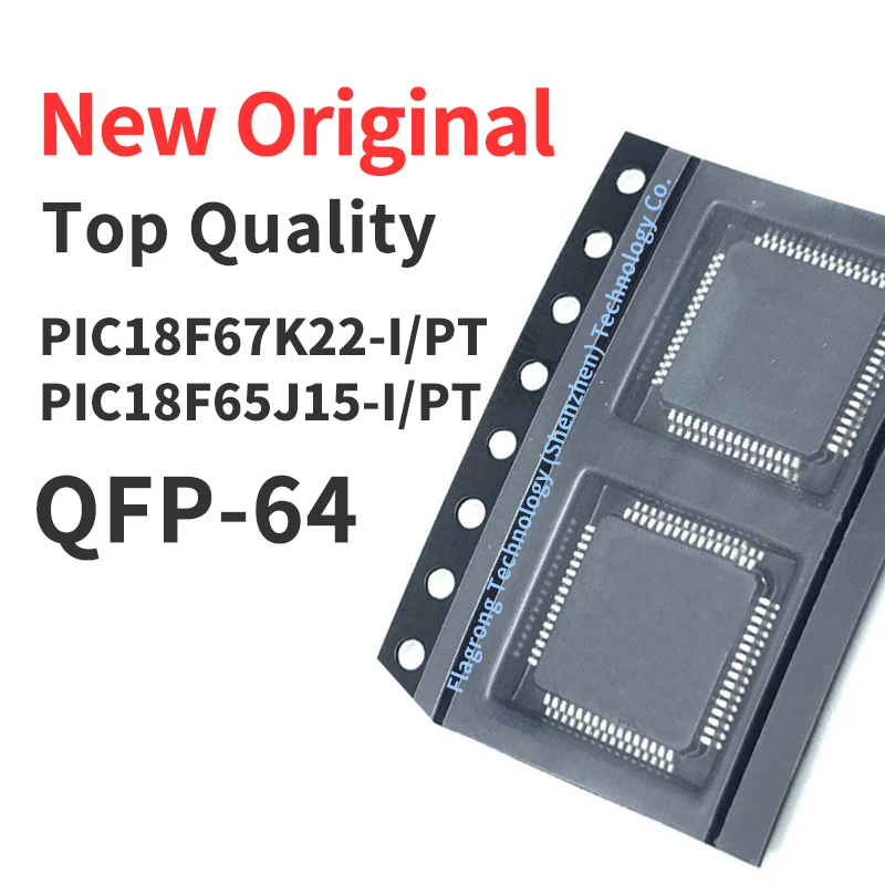 1 Piece PIC18F67K22 PIC18F65J15 -I/PT TQFP64 Chip IC New Original