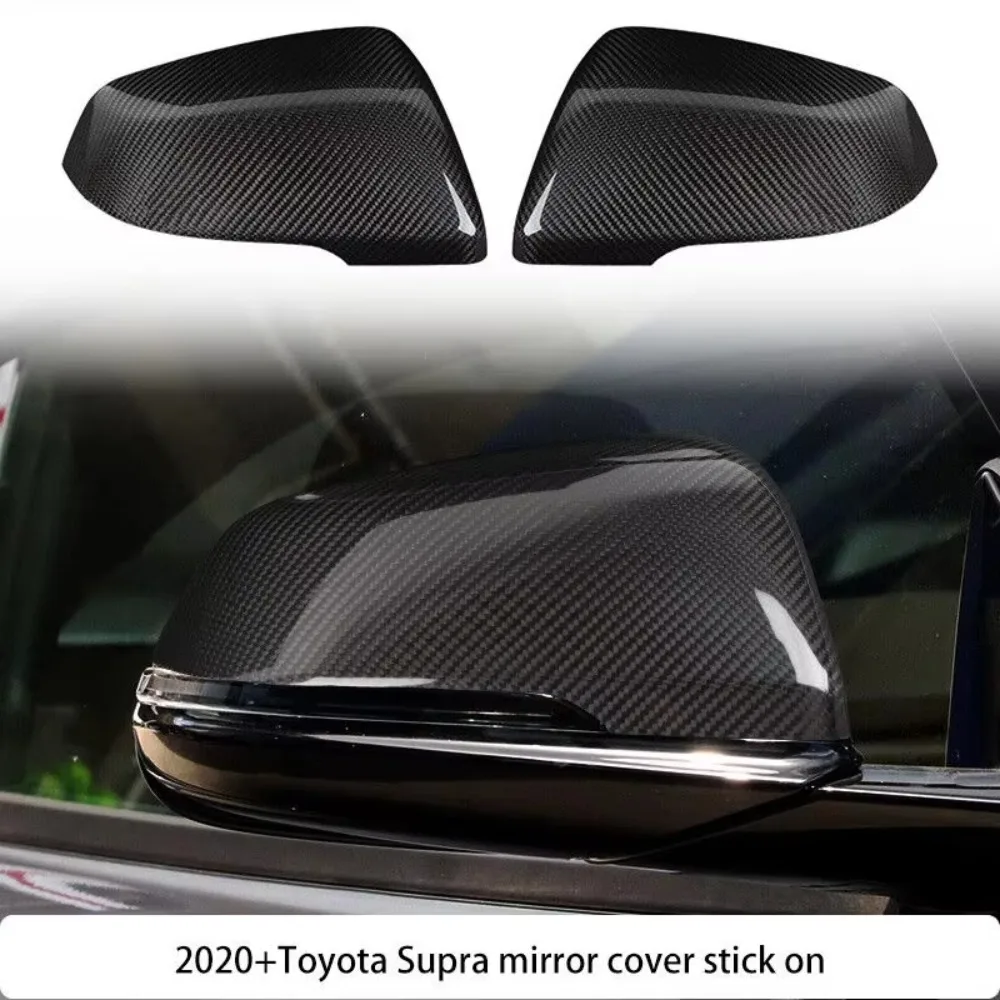 

For 2020-2022 Toyota Supra A90 Real Carbon Fiber Mirror Caps Covers United States