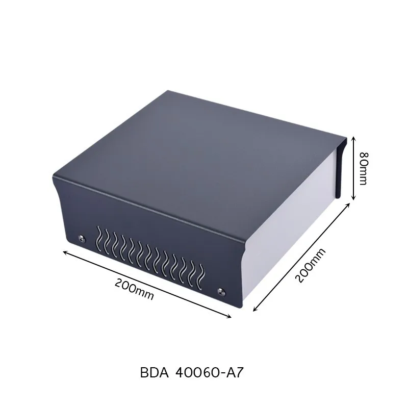 

200x200x80mm Iron Box Electronic Enclosure Diy Project Housing Desktop Electrical Box Project Iron Junction Custom Cabinet Box