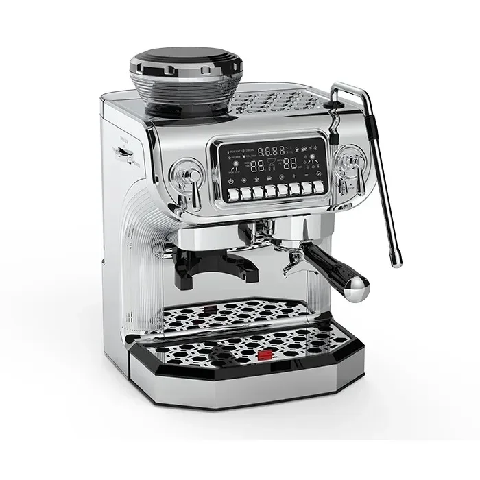 Cafetera profesional con molinillo, la mejor máquina de espresso comercial, 2023