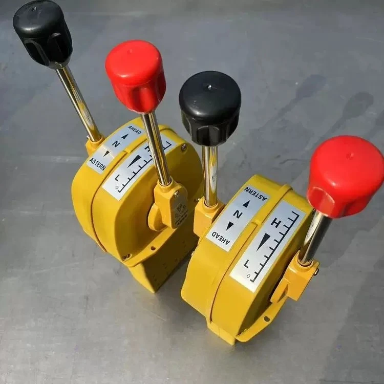 Marine Anti-Corrosion Throttle Shift Controller, Nylon Gear Control Lever Integrated Frame for Boat Cable