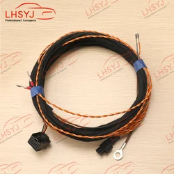 LHSYJ For Golf 7 MK7 Passat B8 Tiguan A3 MQB Lane Assist Keeping Cable Wiring Harness With ACC Adaptive Cruise Connection Pin