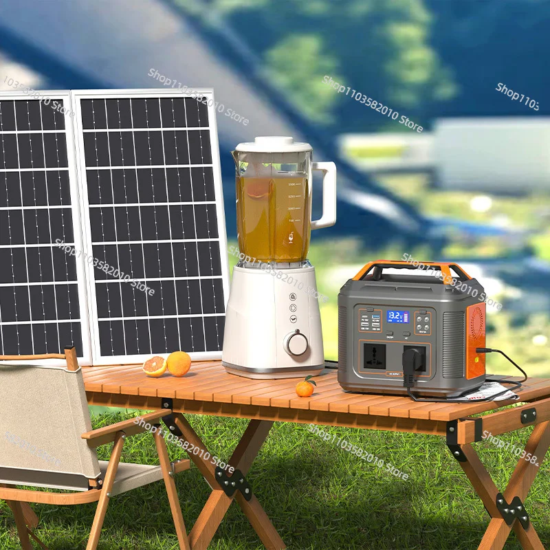 High quality 200W 300W 400W 500W solar generator with led light lithium battery portable power station