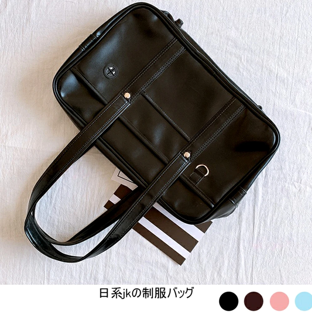 Japanese two-dimensional student JK uniform bag girl PU schoolbag COS wear-resistant waterproof one-shoulder Messenger handbag