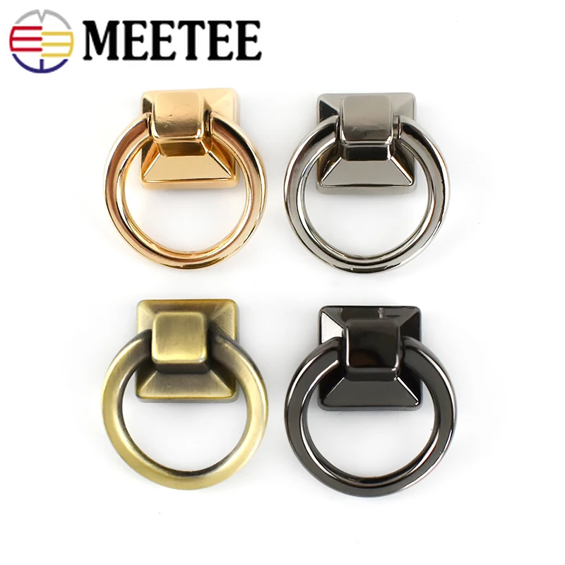 5/10Pcs 18mm Metal Side O Ring Clip Buckle Removable Open Screw Clasp for Backpack Strap Shoes Bag Cat Dog Collar DIY Accessorie