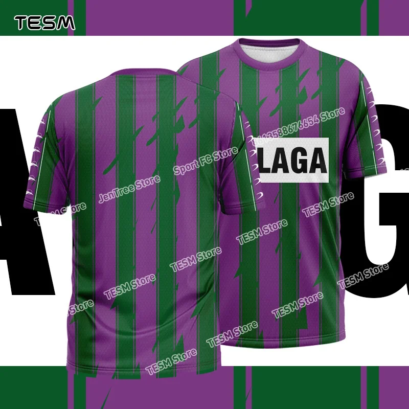 TESM-Camiseta de Jersey de verano para hombre, Top deportivo para mujer, pantalón corto informal para niños, camiseta transpirable con estampado de alta definición