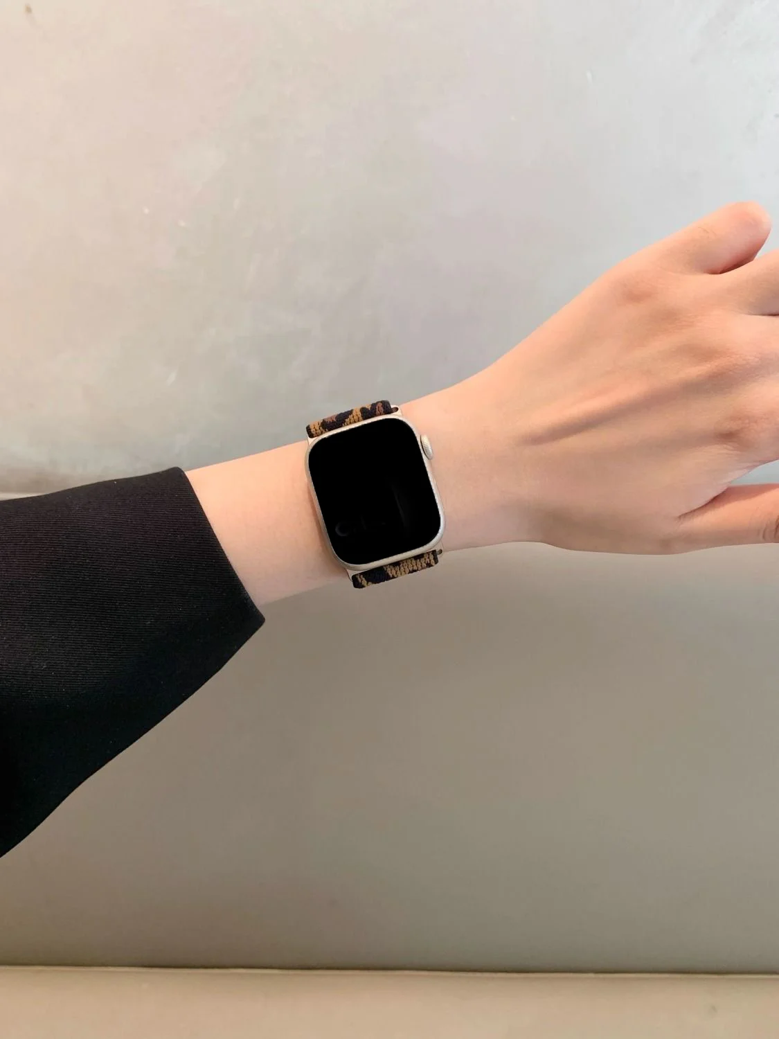 1 حزمة ليوبارد طباعة حلقة مرنة الفرقة متوافق مع سوار ساعة أبل 38 مللي متر 40 مللي متر 41 مللي متر 42 مللي متر 44 مللي متر 45 مللي متر 49 مللي متر ، سوار بديل #5