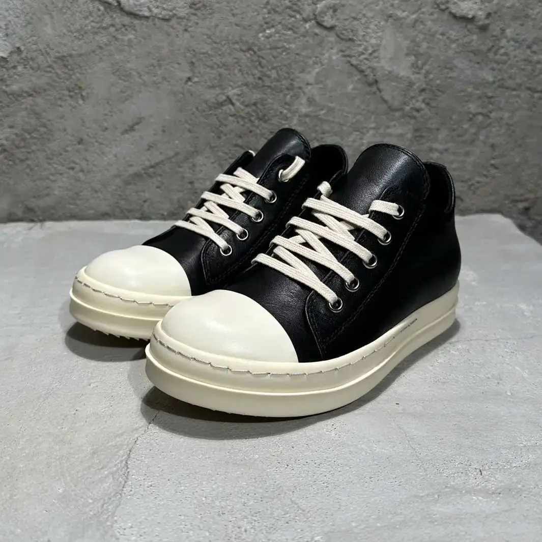 

Детская повседневная обувь из натуральной кожи, детские ботинки без шнуровки на плоской подошве, роскошные спортивные теннисные кроссовки для мальчиков и девочек, белые, черные Owens