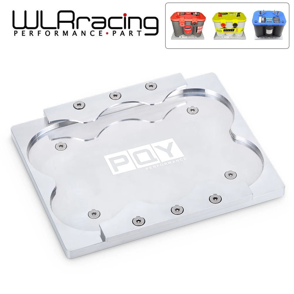 

High Quality Group 34/78 For Optima Yellow Red Blue Battery Holder Tray Relocation Bracket Mount Aluminum WLR-BTD02-QY