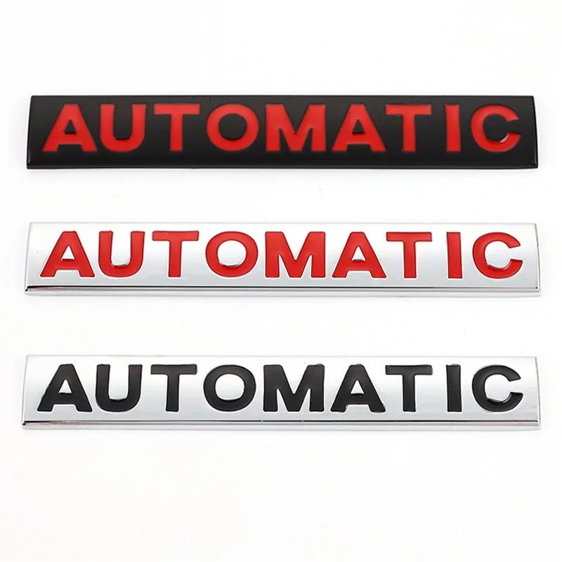

3D Metal Car Sticker AUTOMATIC Logo Emblem Badge Decal for BMW Audi Honda Opel Lada Toyota Chevrolet Hyundai Ford Jeep Nissan