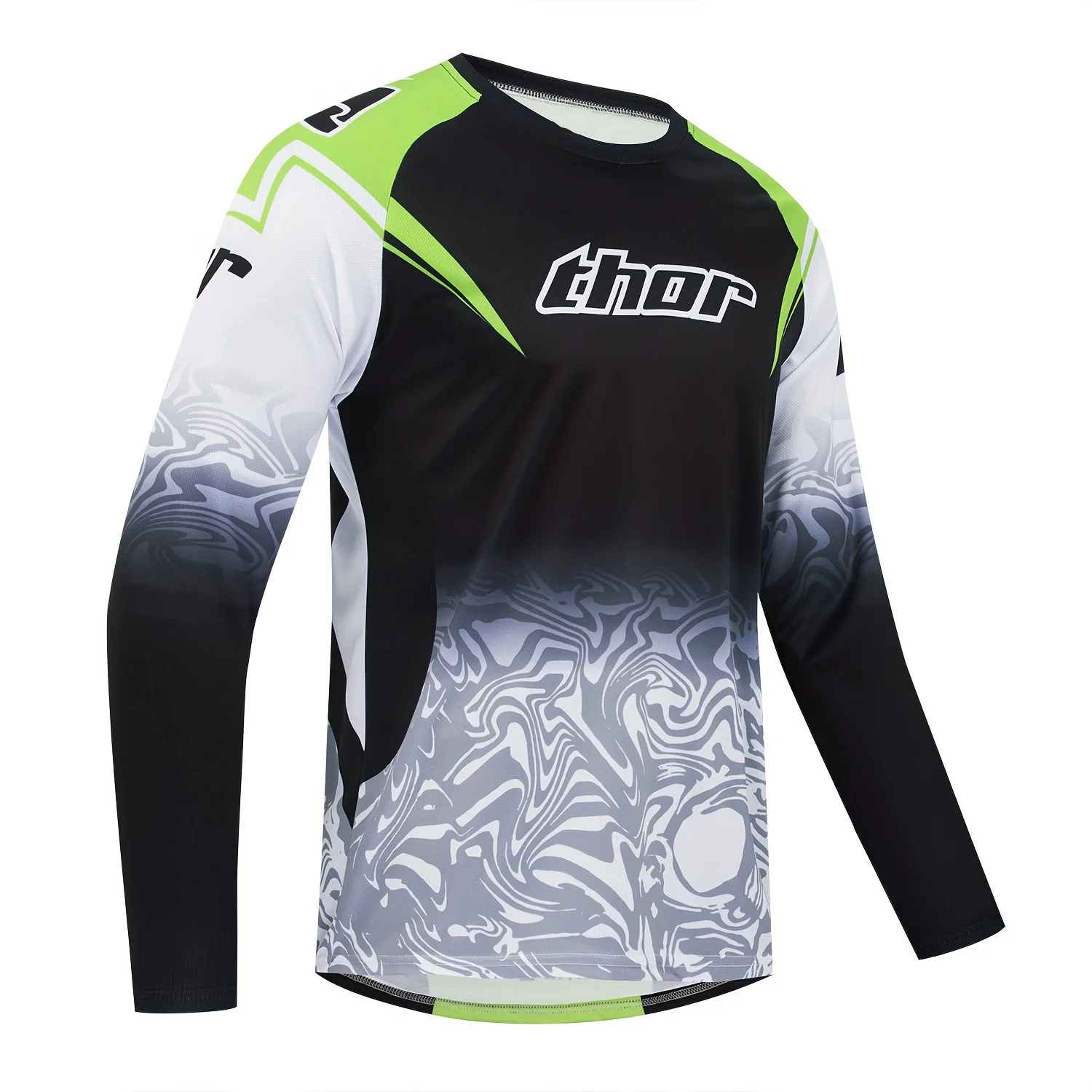 

2025 Men's Cycling Jersey MTB Mountain Motorcycle Top Men's Long Sleeve T-shirt Outdoor Sports Clothes Cycling Jersey