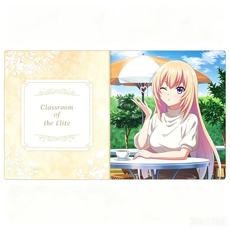 15cm Anime Acrylic Stand Model Classroom Of The Elite Bookshelf Decoration High Definition Images As A Gift For Fans Keychain
