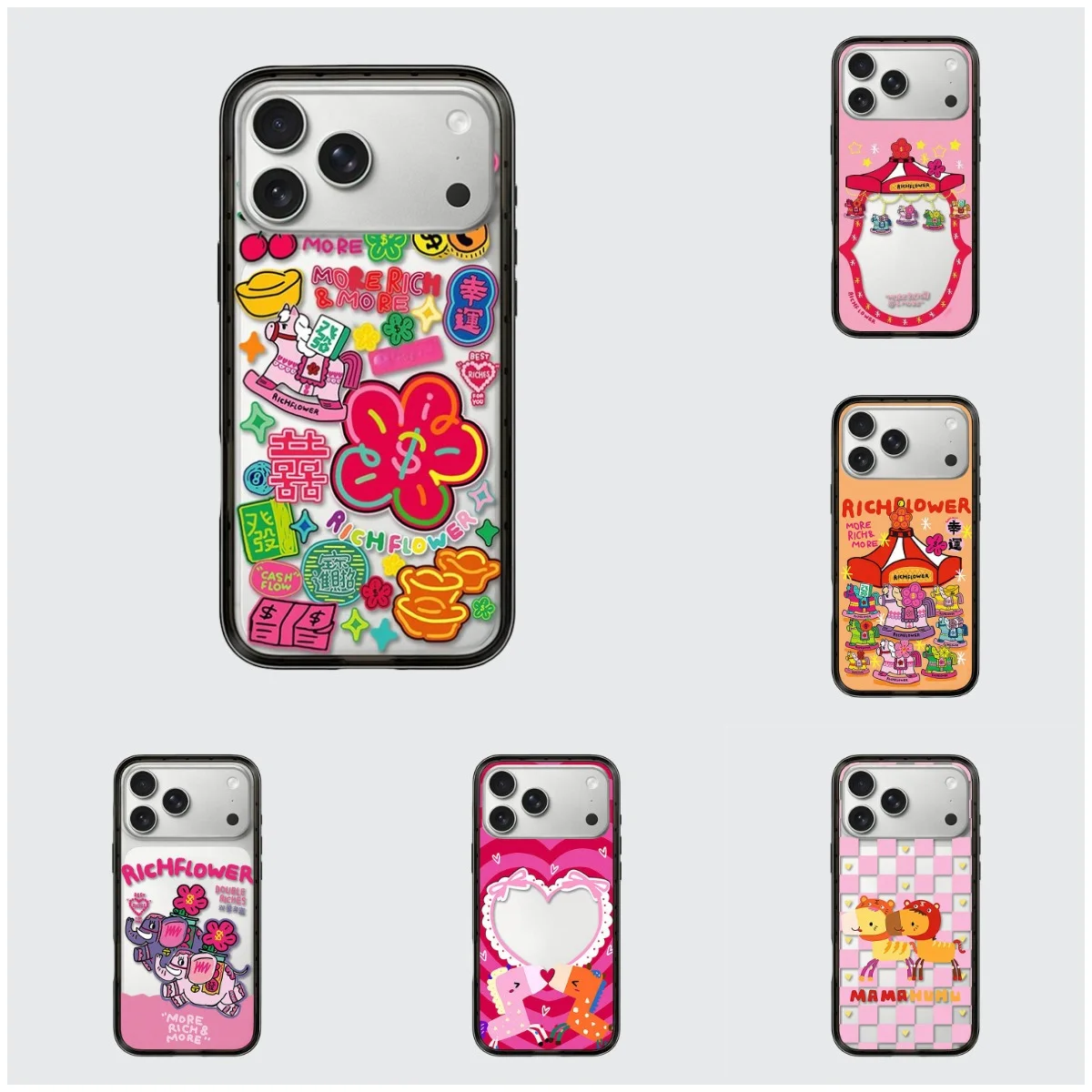 

Graffiti Horse Compact Acrylic Border Magnetic Phone Cover for IPhone 13 14 15 16 17 Pro Max Case for IPhone 17Pro