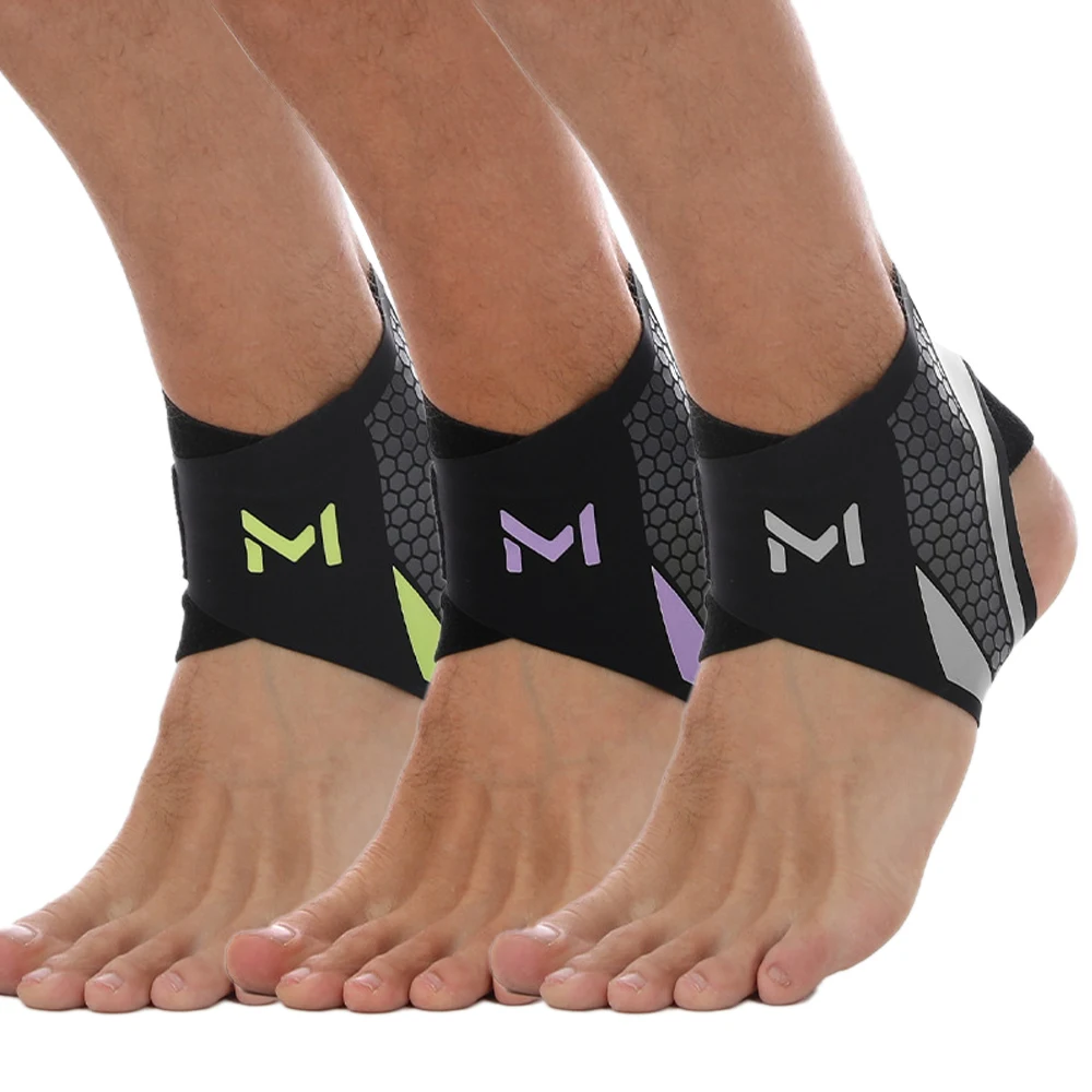 

1PCS Ankle Brace for Men & Women - Breathable Compression Sleeve for Sprained Ankle, Plantar Fasciitis, Achilles Tendonitis