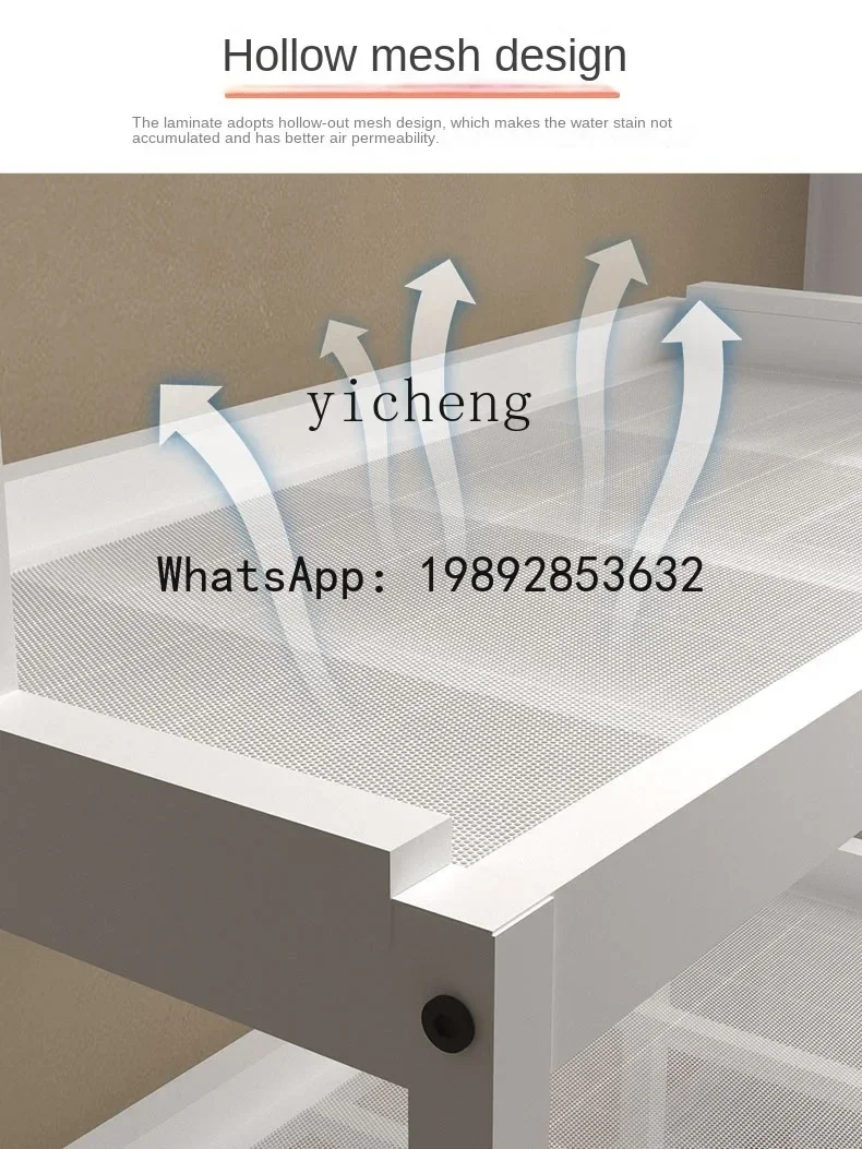 LYY  Succulent Jardiniere Balcony Storage Floor Multi-Layer Iron Simple Immersion Basin Plate