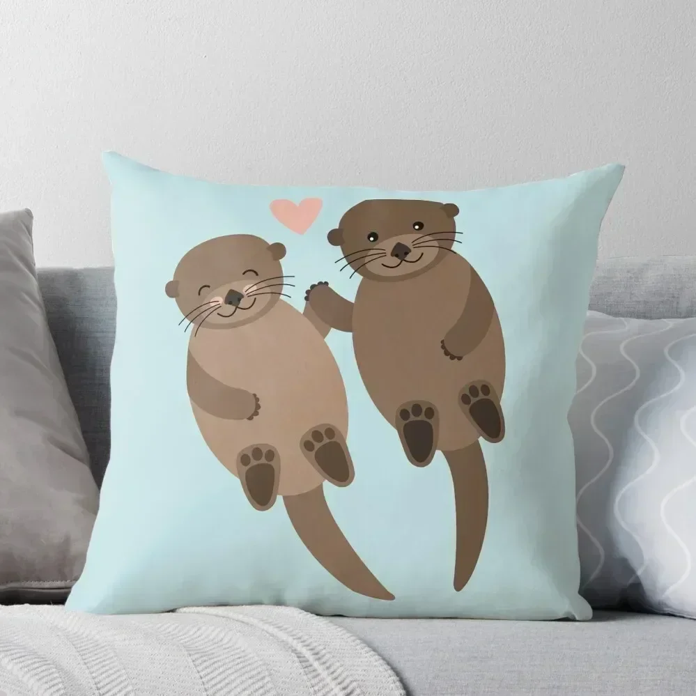 

Otters Throw Pillow Christmas Cushion For Home Cushions Home Decor Covers For Sofas Sofa Cushions Covers pillow