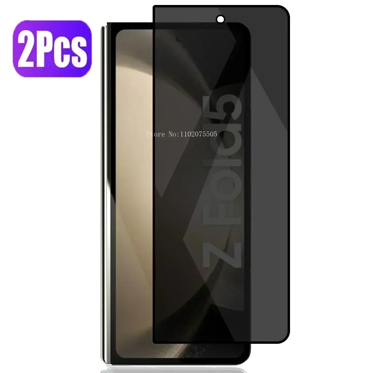 2 Pcs Anti Spy Privacy Tempered Glass For Samsung Galaxy Z Fold 5 Z Fold 2 3 Z Fold 4 Screen Protector Glass Film free shipping