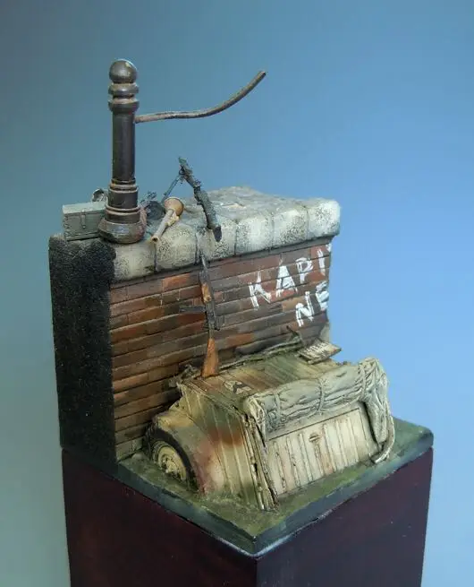 1/35 harsmodel figuur GK, ongemonteerde en ongeverfde kit