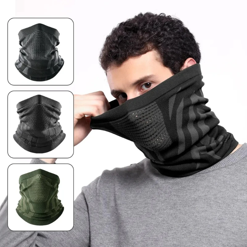 Polaina/pasamontañas calentador de cuello de invierno, mascarilla facial a prueba de viento para esquí, snowboard, ciclismo de motocicleta para