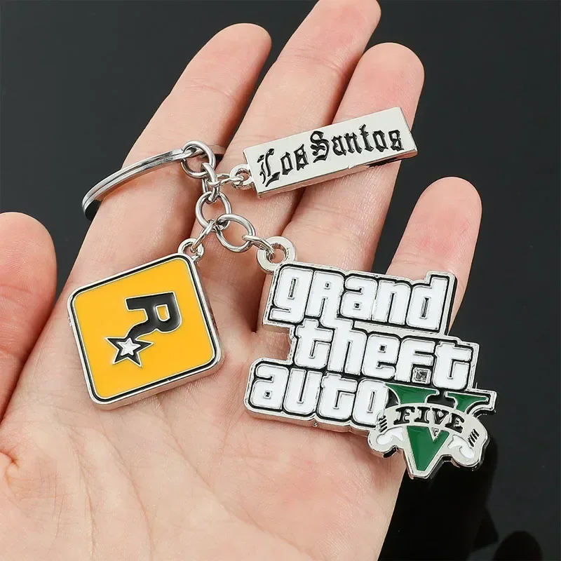 Game Grand Theft Auto Driver  Keychain for Honda Mugen Accord Fit Odyssey CRV Pilot Civic City Jade Insight Inspire HRV