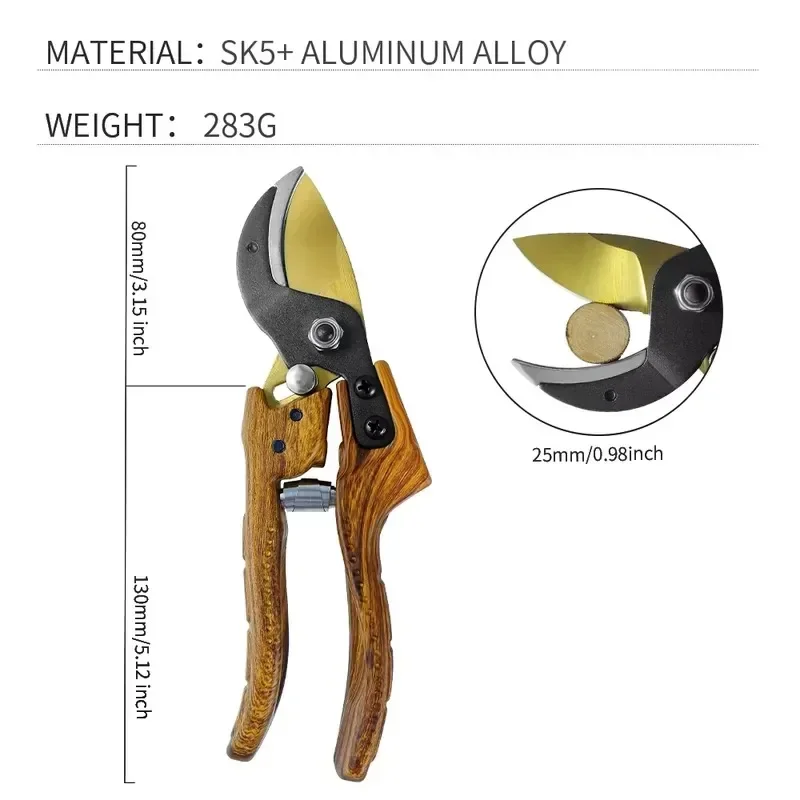 2026 Latest for SK5 Blade Garden Pruning Shears for Fruit Trees Flowering Plants Branch Trimming Gardening Scissors