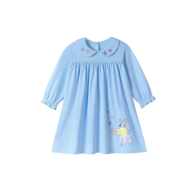

New Style Dress Wholesale Girls' Wind Skirt Autumn Baby Dress