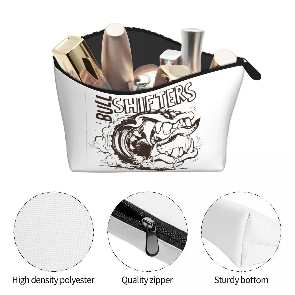 حقيبة مستحضرات التجميل النسائية الأساسية من Bull Shifters، حقيبة تنظيم المكياج للسفر، حقيبة تخزين أدوات الزينة Dopp Kit