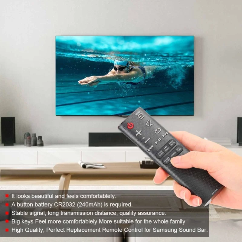 Multi Function Remote Control For Samsung Ps Wj6000 Hw J355 Hw J450 Bluetooth Audio Sound Bar Wired Subwoofer