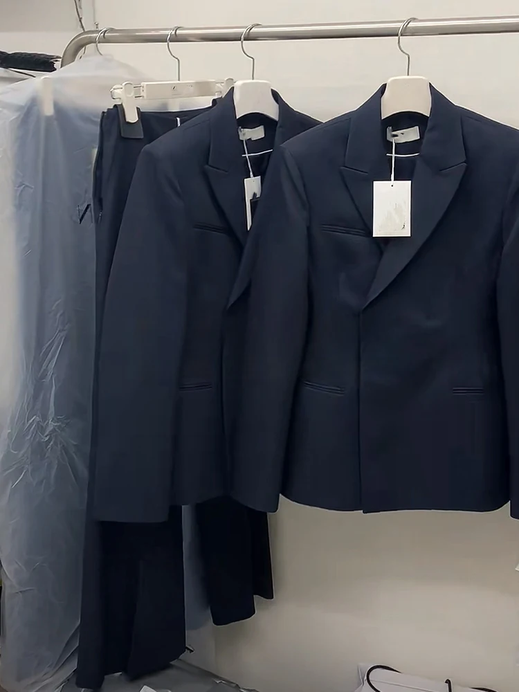 

Женский костюм Ele Simple Sle: Новинка осенне-зимнего сезона, легкий, роскошный, модный, универсальный топ премиум-класса