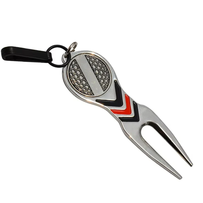 Caiton High Quality Golf Divot Repair Tool, Aluminum Alloy Material& Detachable Golf Ball Marker