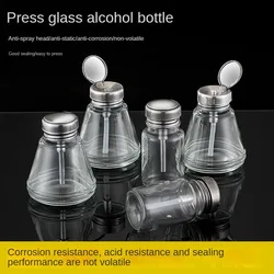 HISEECON 150ml Glass Alcohol Lamp 150ml Fluid Dispenser Glass Alcohol alcohol pump bottle Dispenser Bottle Portable Clean Tools