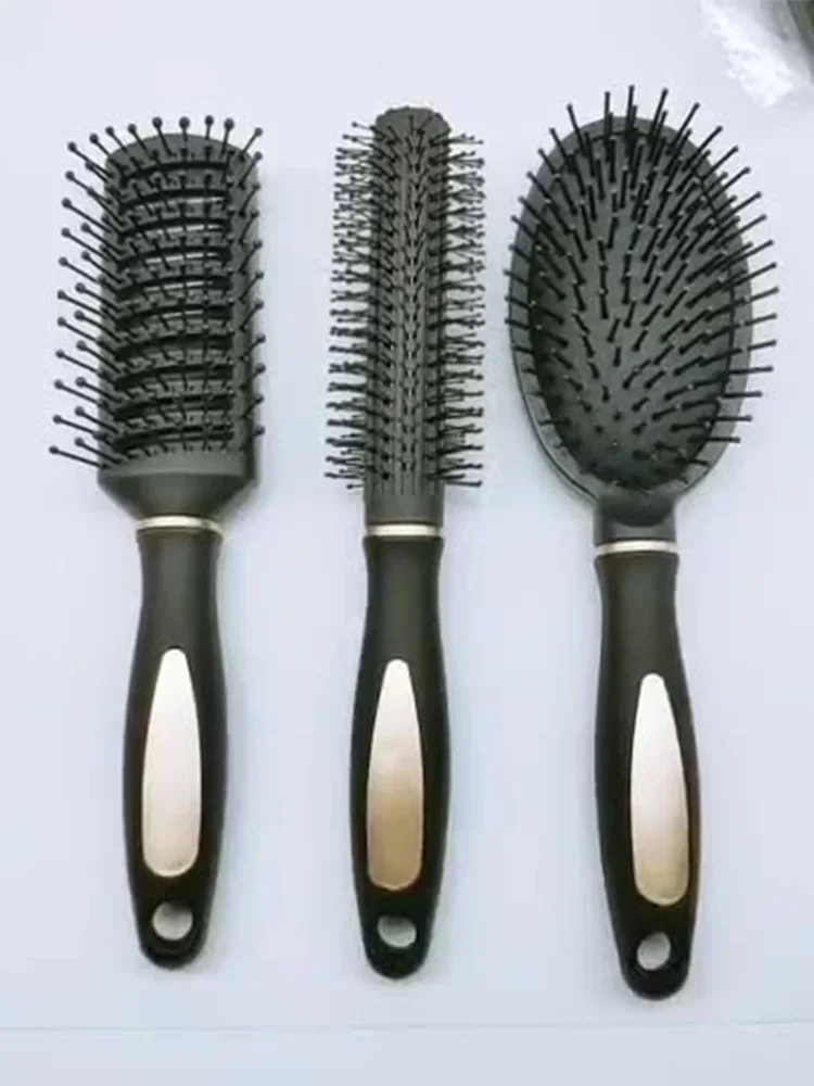 Professional Anti-Static Massage Comb with Cushioning Airbag for Curly Hair and Plastic Hairdressing Comb