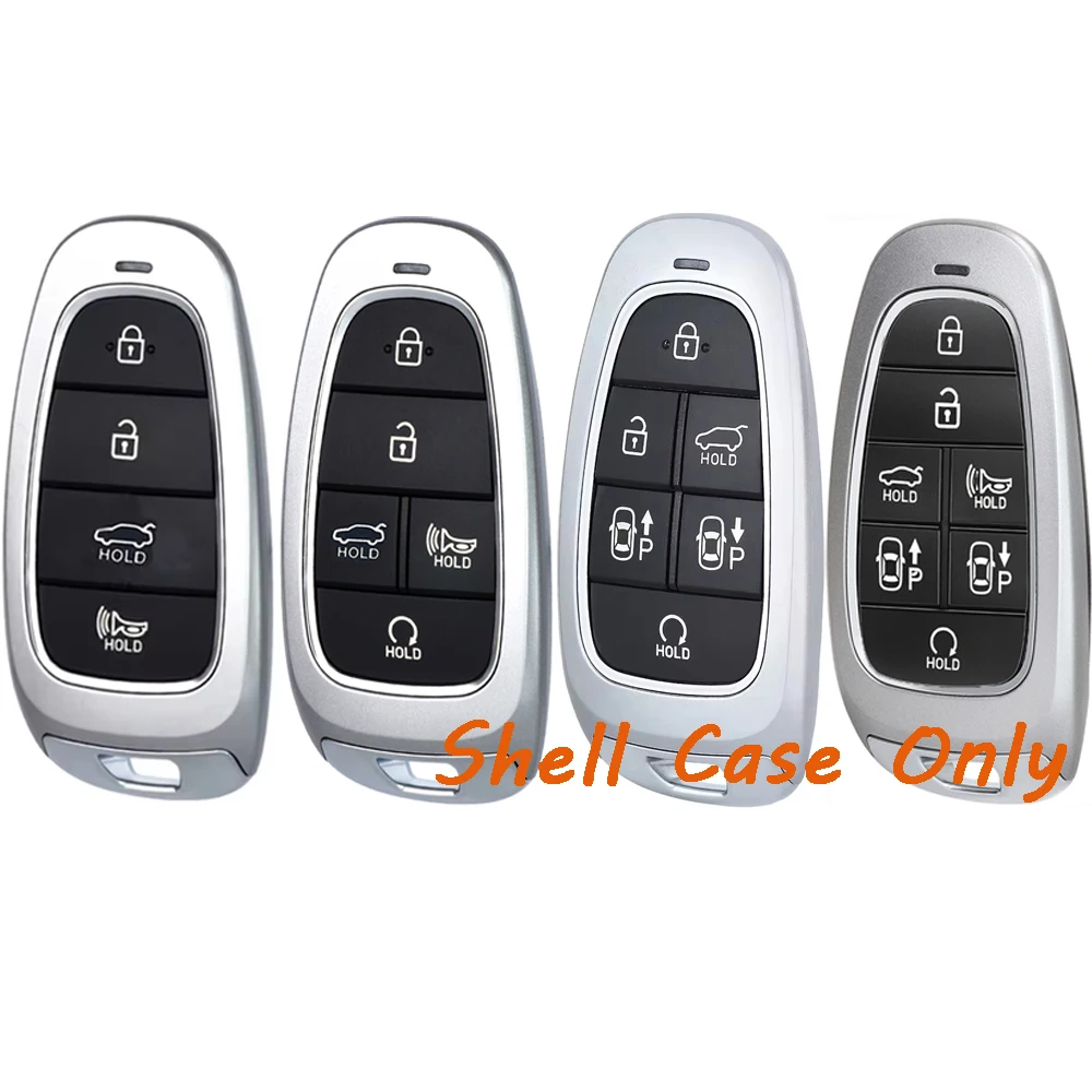 

Чехол для дистанционного ключа KEYECU для Hyundai Sonata Palisade Tucson Santa Fe Nexo Santa Cruz 2019 2020 2021 2022 2023 2024 2025