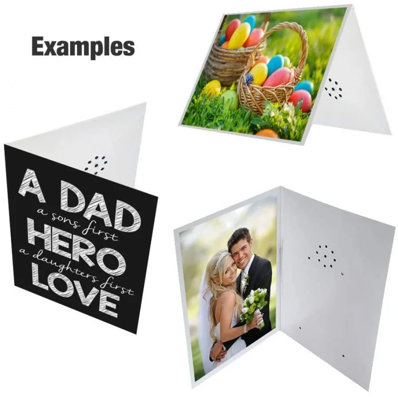 Custom factory customize LCD video brochure card booklet video card for advertising