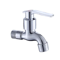 1PC Quick Opening Faucet Net Nozzle 1/2' 3/4’ Water Inlet Port Mop Pool Faucet Znic