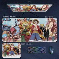 Monkey D Luffy One Piece Roronoa Zoro Boa Hancock Mouse Pad Large Anime Character Long Thickened Edge Computer Desktop Pad Cool