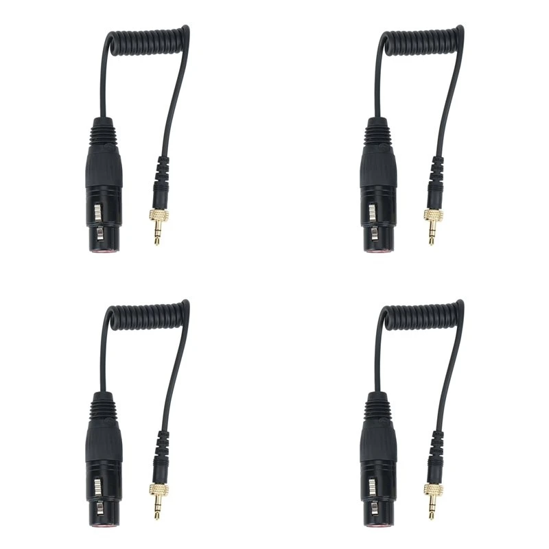 ABJF-4X For Saramonic Locking Type 3.5Mm To 3.5Mm TRS To XLR Female Microphone Output Universal Audio Cable