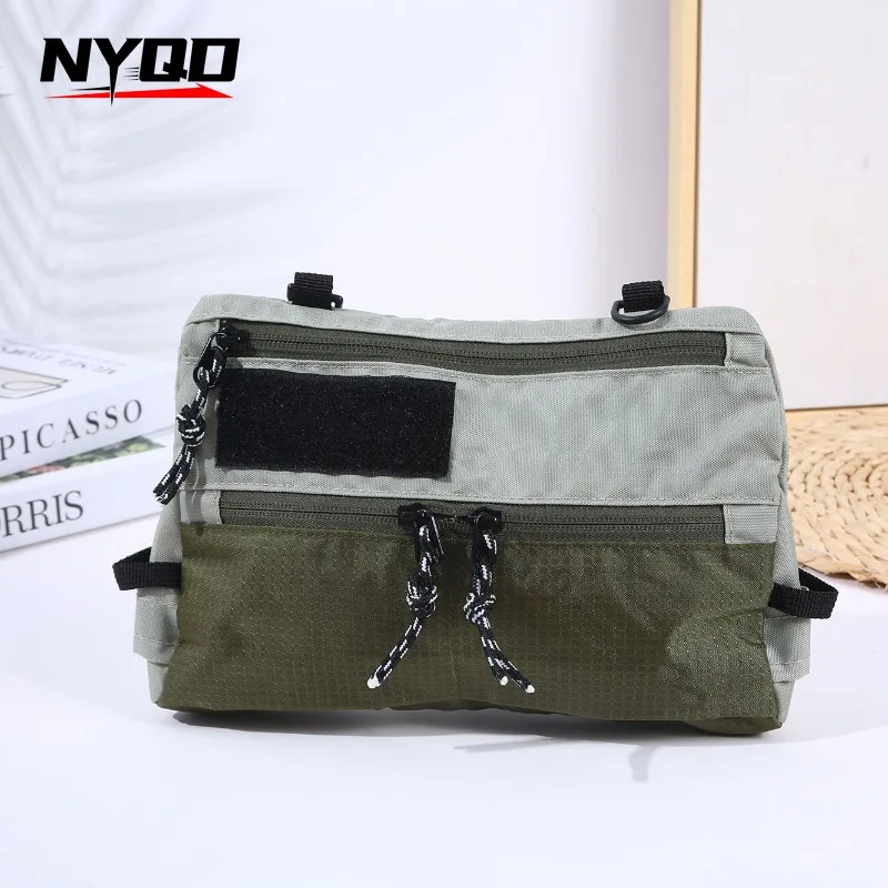 釣り用バッグ、男性と女性向けのナイロン製クロスボディバッグ、アウトドア防水シングルショルダーバッグ、bataの新しいトレンドブランドの封筒型バッグ