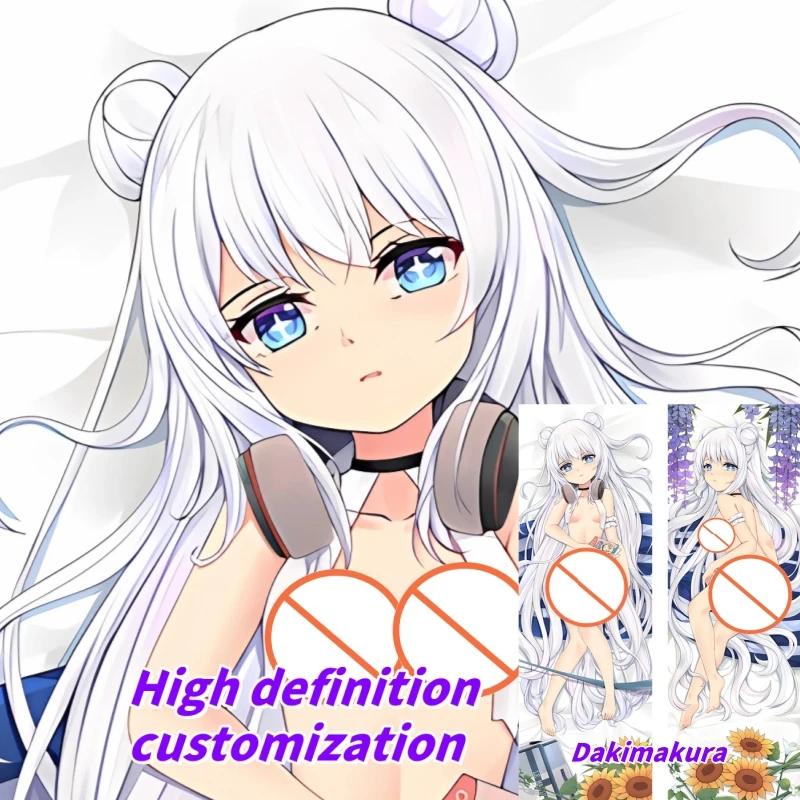 

Dakimakura Anime Pillow Case Azur Lane MNF Le Malin Double-sided Print Of Life-size Body Pillowcase Gifts