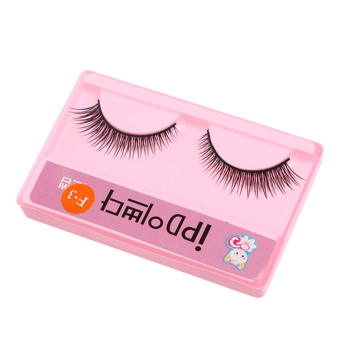 

Handmade Black False Eyelashes Lightweight Soft Flexible Backbone Makeup Voluminous Curling Reusable Lashes
