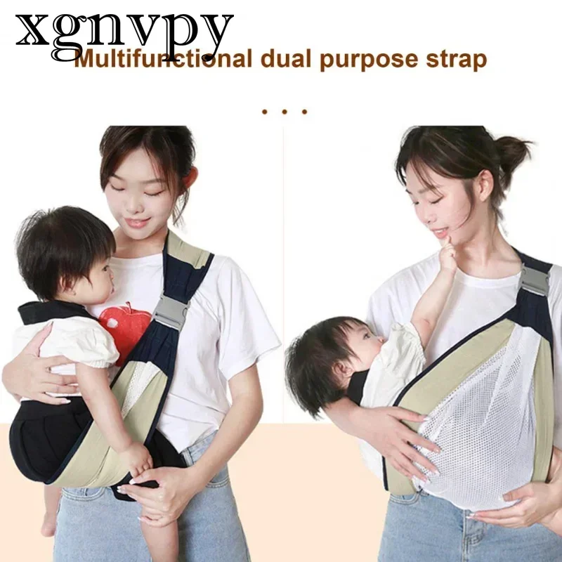 Hands-Free Baby Carrier - Multifunctional & Foldable Infant Sling, Ergonomic Posture Support