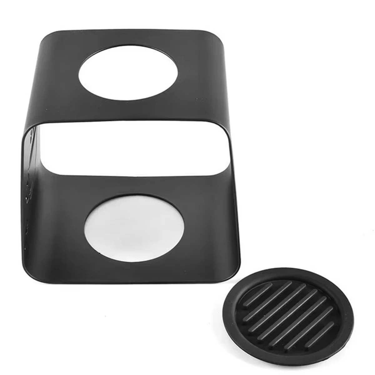Coffee Dripper Stand Black Metal Coffee Extraction Drip Stand Portable Coffee Making Accessories with Top Round Hole